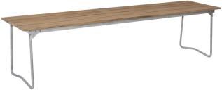 B&auml;nk 9 Obehandlad Teak / Varmf&ouml;rzinkat Stativ - Grythyttan St&aring;lm&ouml;bler - Bonus M&ouml;bler