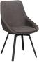 Alison Metallben / Tyg M&ouml;rkgr&aring; microfiber - Rowico Home - Bonus M&ouml;bler