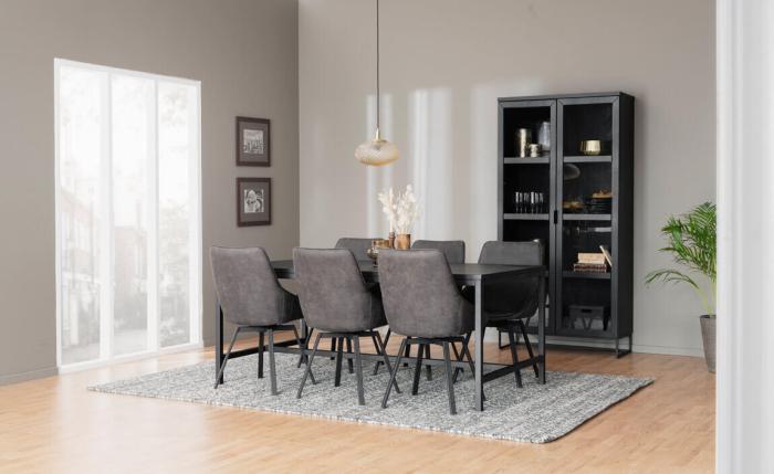 Bild 9, Everett Svartlackad ek / Svart - Rowico Home - Bonus Möbler