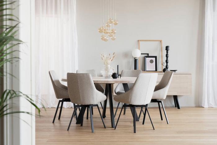 Bild 10, Fred Ø160 cm Vitpigmenterad / Svart - Rowico Home - Bonus Möbler