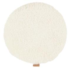 Jill Vadderad Rund 38 cm Vit - Shepherd of Sweden - Bonus M&ouml;bler