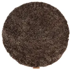 Jill Vadderad Rund 38 cm Cappuccino - Shepherd of Sweden - Bonus M&ouml;bler