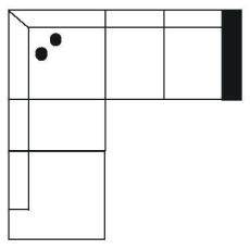 V: Avslutsdivan, H: 2-sits - Slasken - Bonus M&ouml;bler