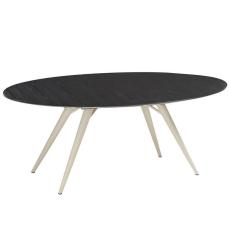 Eclipse 200-300X110 cm Black stained / Bone White - Dan-Form - Bonus M&ouml;bler