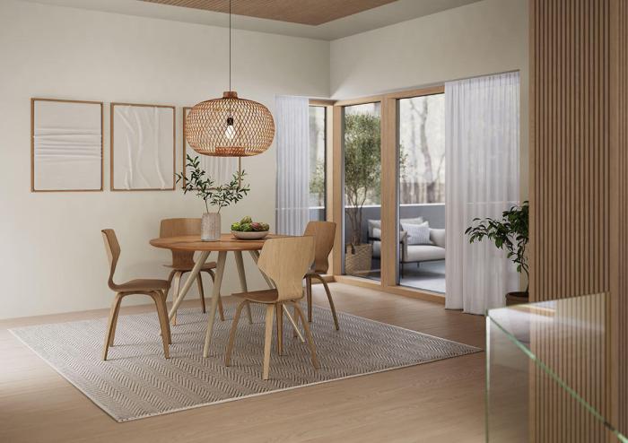 Bild 2, Eclipse Ø120 cm Oak veneer / Bone White - Dan-Form - Bonus Möbler