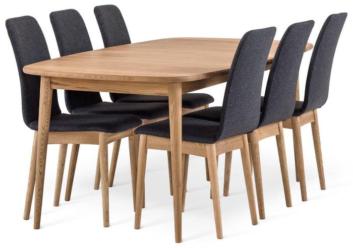 Bild 7, Mood Oljad Ek / Mörkgrå - Torkelson - Bonus Möbler