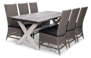 Shabby Chic + 6 st Trenton Matstol - Hillerstorp - Bonus M&ouml;bler