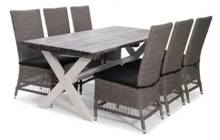 Shabby Chic + 6 st Trenton Matstol - Hillerstorp - Bonus M&ouml;bler