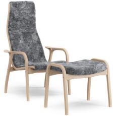 Lamino Lackad Bok F&aring;rskinn Scandinavian Grey - Swedese - Bonus M&ouml;bler