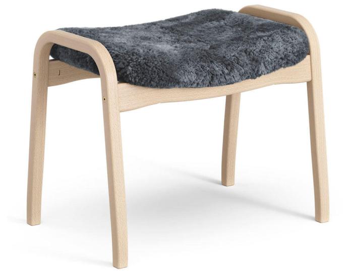 Bild 3, Lamino Lackad Bok Fårskinn Charcoal - Swedese - Bonus Möbler