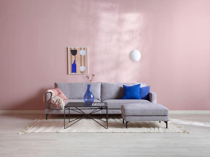 Bild 2, Vilma Tyg Velly Light Grey - Svenska Hem - Bonus Möbler