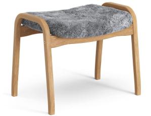 Lamino Oljad Ek F&aring;rskinn Scandinavian Grey - Swedese - Bonus M&ouml;bler