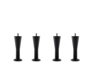 Design Metallben Mattsvart 12 cm - Hilding Anders - Bonus M&ouml;bler