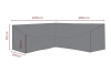 260X205, D90, H70 cm