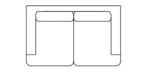Orust rak 2-sits 160 cm, avtagbar kl&auml;dsel - Burh&eacute;ns - Bonus M&ouml;bler