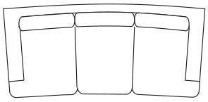 Orust sv&auml;ngd 3-sits 242 cm (3/3), fast kl&auml;dsel - Burh&eacute;ns - Bonus M&ouml;bler
