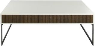 Line 130X70 cm Burned Walnut White - Englesson - Bonus M&ouml;bler