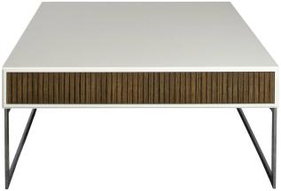 Line 100X100 cm Burned Walnut White - Englesson - Bonus M&ouml;bler