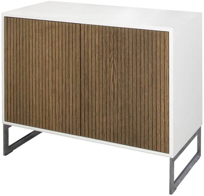 Bild 2, Line 2D Låg Burned Walnut White - Englesson - Bonus Möbler