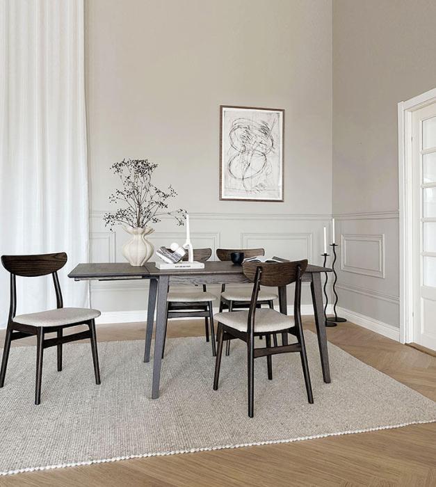 Bild 8, Rodham Brunlackad ek / Beige - Rowico Home - Bonus Möbler