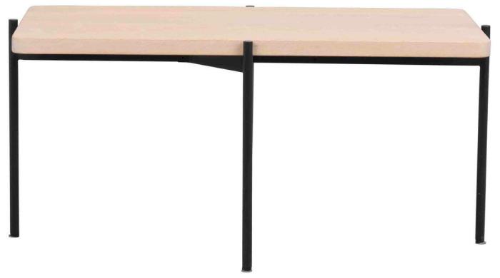 Bild 2, Shelton 95X50 cm Vitpigmenterad ek / Svart metall - Rowico Home - Bonus Möbler