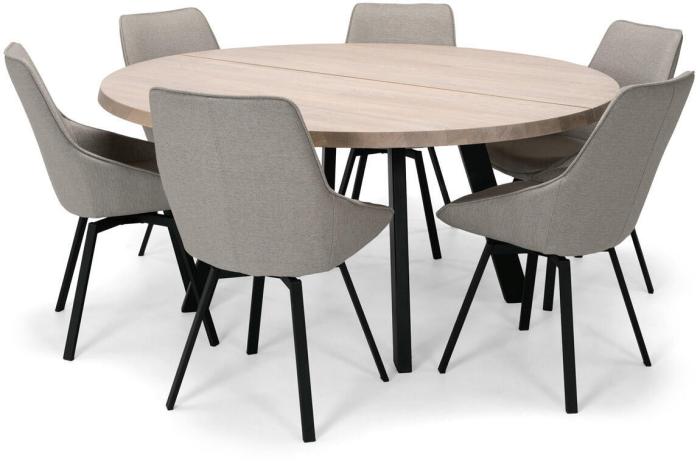 Bild 14, Fred Ø160 cm Vitpigmenterad / Svart - Rowico Home - Bonus Möbler