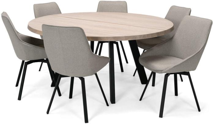 Bild 15, Fred Ø160 cm Vitpigmenterad / Svart - Rowico Home - Bonus Möbler