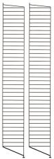 String Golvgavlar 200X30 cm 2-pack Brun - String - Bonus M&ouml;bler