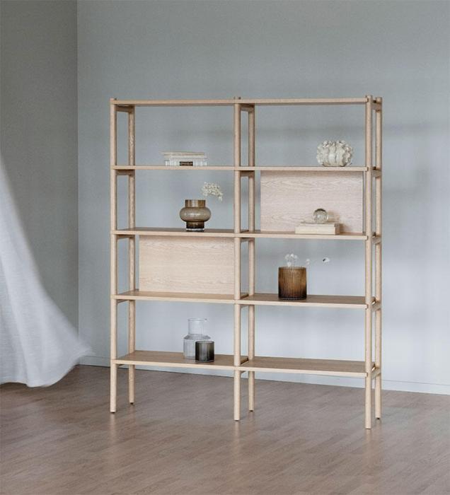 Bild 4, Holton Hög 140X166 cm Lackad ek - Rowico Home - Bonus Möbler