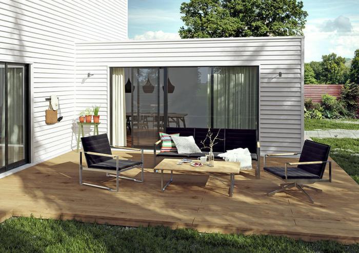 Bild 12, Gotland Rostfritt stål / Teak - Brafab - Bonus Möbler