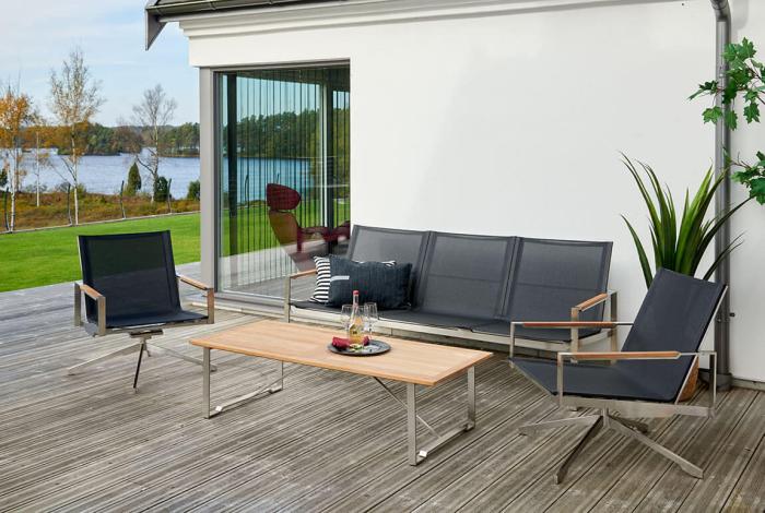 Bild 2, Gotland Rostfritt stål / Teak - Brafab - Bonus Möbler