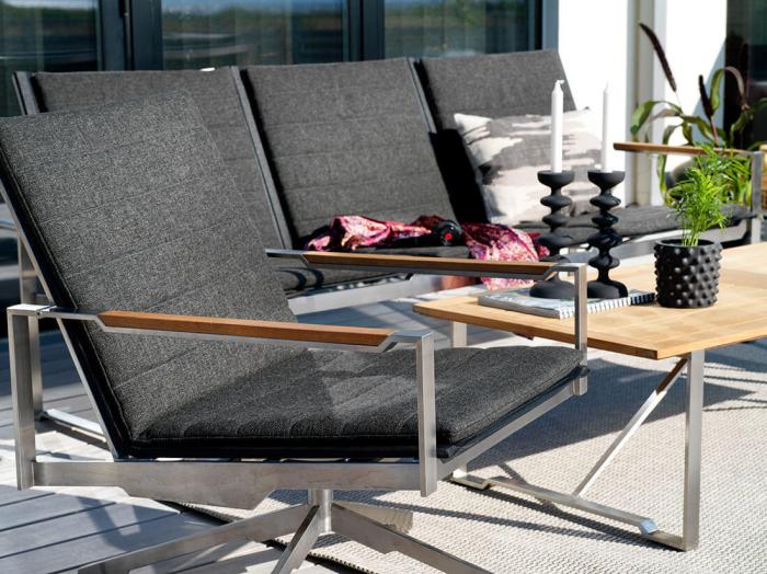 Bild 4, Gotland Rostfritt stål / Teak - Brafab - Bonus Möbler