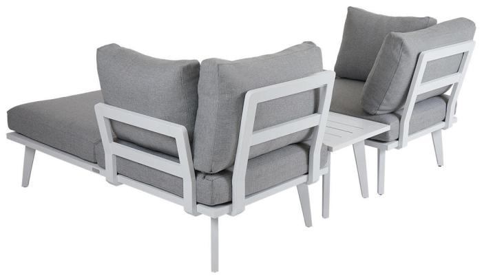 Bild 6, Villac Vit Vit / Pearl Grey - Brafab - Bonus Möbler