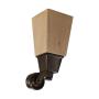 Belmont Tr&auml;ben m. Hjul 16 cm Natural Oak / Antique Brass - Slasken - Bonus M&ouml;bler