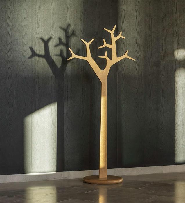 Bild 6, Tree Golv 194 cm Ek Naturlack - Swedese - Bonus Möbler
