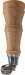 Howard Tr&auml;ben m. Hjul 24 cm Oak / Chrome - Slasken - Bonus M&ouml;bler