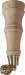Howard Tr&auml;ben m. Hjul 24 cm Natural Oak / Brass - Slasken - Bonus M&ouml;bler