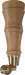 Howard Tr&auml;ben m. Hjul 24 cm Oak / Brass - Slasken - Bonus M&ouml;bler
