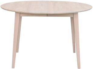 Filippa Runt 120-165X120 cm Vitpigmenterad ek - Rowico Home - Bonus M&ouml;bler