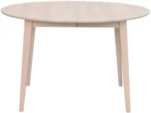 Filippa Runt 120-165X120 cm Vitpigmenterad ek - Rowico Home - Bonus M&ouml;bler