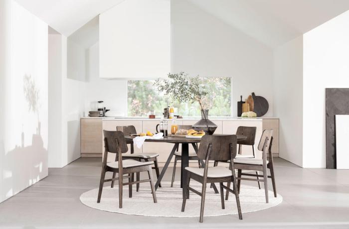 Bild 8, Nagano Brunlackad ek / Beige - Rowico Home - Bonus Möbler