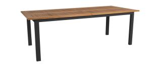 Lyon 224-304X100 cm Mattsvart / Teak - Brafab - Bonus M&ouml;bler
