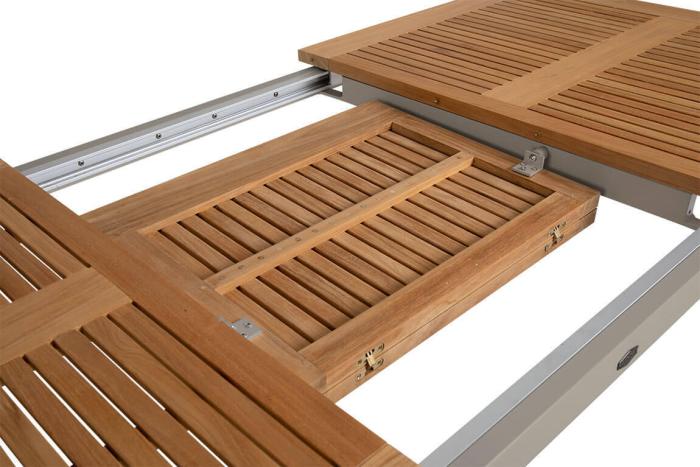 Bild 3, Lyon 194-252X92 cm Khaki / Teak - Brafab - Bonus Möbler