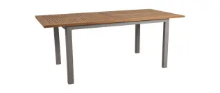 Lyon 194-252X92 cm Khaki / Teak - Brafab - Bonus M&ouml;bler