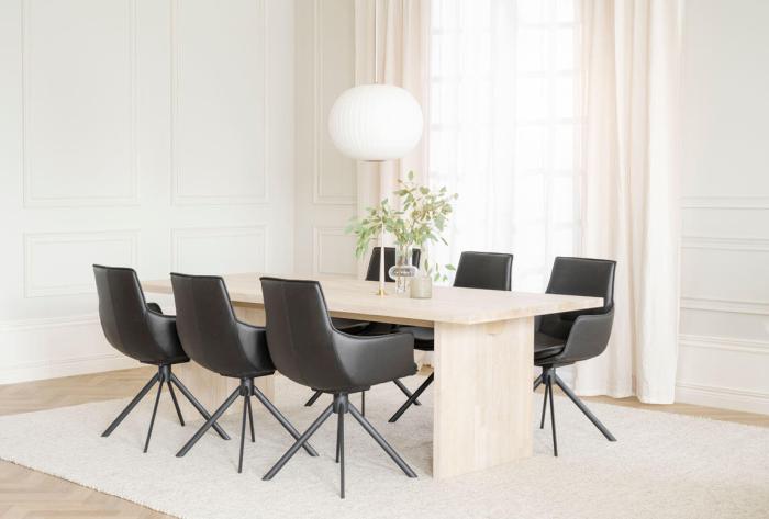 Bild 8, Emmett 240X95 cm Vitpigmenterad ek - Rowico Home - Bonus Möbler