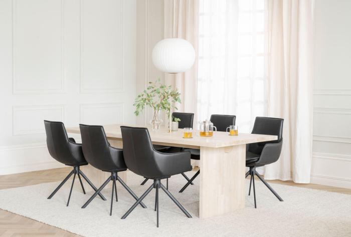 Bild 9, Emmett 240X95 cm Vitpigmenterad ek - Rowico Home - Bonus Möbler