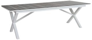 Hillmond HPL 238-297X100 cm Vit / Gr&aring; tr&auml; - Brafab - Bonus M&ouml;bler
