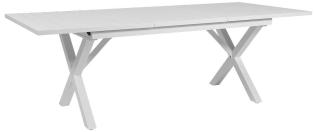 Hillmond 160-220X100 cm Vit - Brafab - Bonus M&ouml;bler