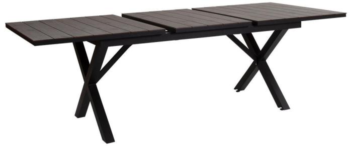 Bild 2, Hillmond HPL 166-226X100 cm Svart / Grå trä - Brafab - Bonus Möbler