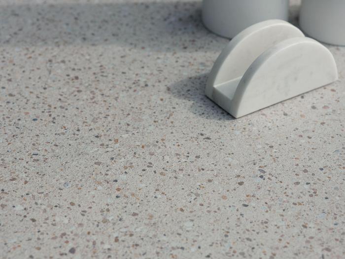 Bild 6, Hillmond HPL 238-297X100 cm Khaki / Beige terrazzo - Brafab - Bonus Möbler